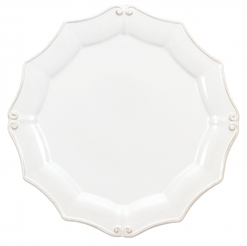 Barroco Speiseteller rund 30 cm, 6 Stck, weiss